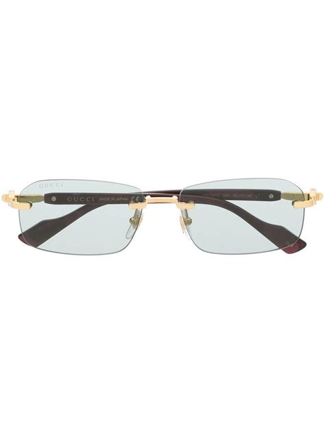 replica gucci reading glasses|gucci rimless glasses for men.